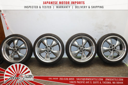 JDM 03-05 350Z FRONT AND REAR TIRES/RIMS 245/35/ZR20 / 27530/ZR20 20/9/10J OFFSET