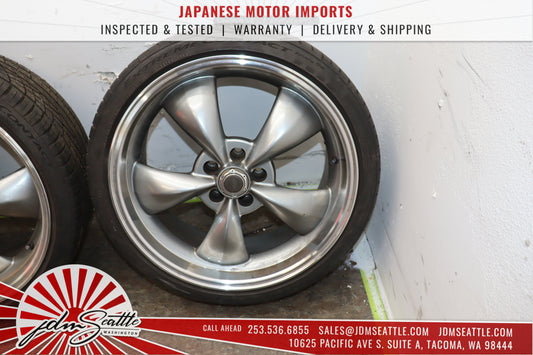 JDM 03-05 350Z FRONT AND REAR TIRES/RIMS 245/35/ZR20 / 27530/ZR20 20/9/10J OFFSET