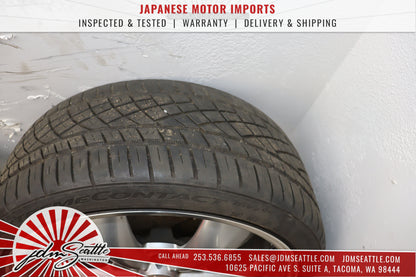 JDM 03-05 350Z FRONT AND REAR TIRES/RIMS 245/35/ZR20 / 27530/ZR20 20/9/10J OFFSET