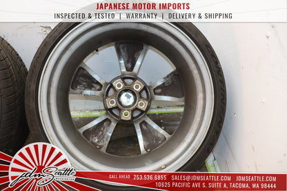 JDM 03-05 350Z FRONT AND REAR TIRES/RIMS 245/35/ZR20 / 27530/ZR20 20/9/10J OFFSET