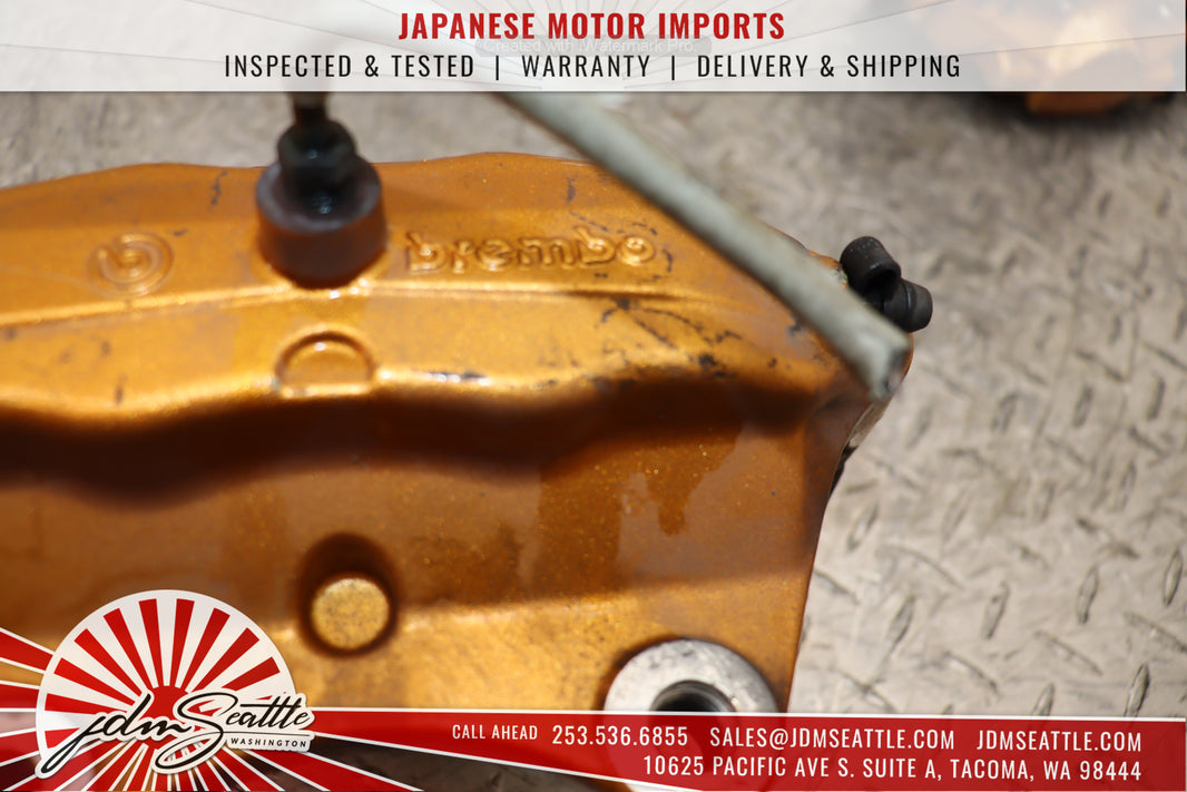 JDM 03-05 NISSAN 350Z Z33 GOLD BREMBO BRAKE CALIPERS FRONT AND REAR
