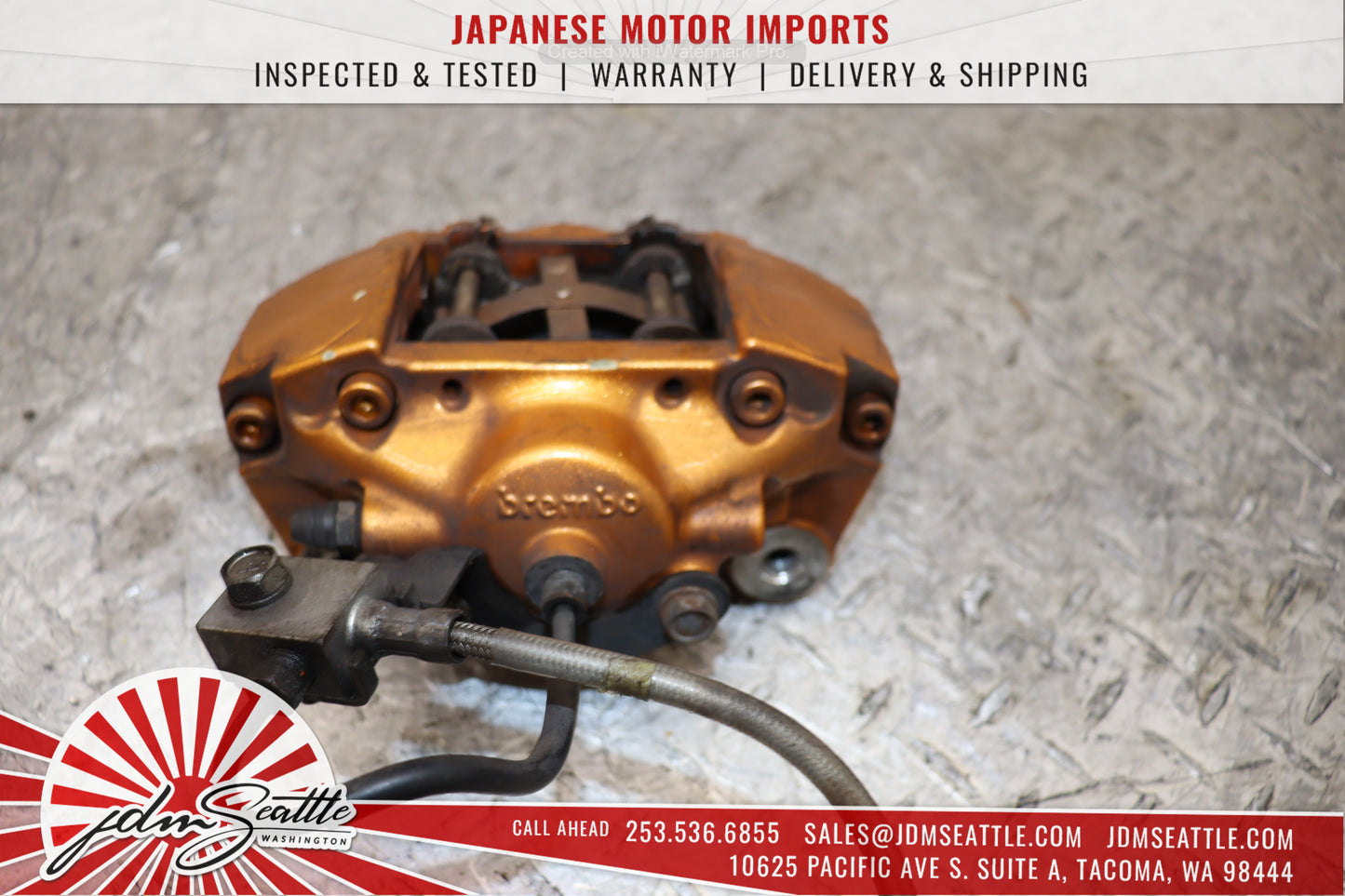 JDM 03-05 NISSAN 350Z Z33 GOLD BREMBO BRAKE CALIPERS FRONT AND REAR