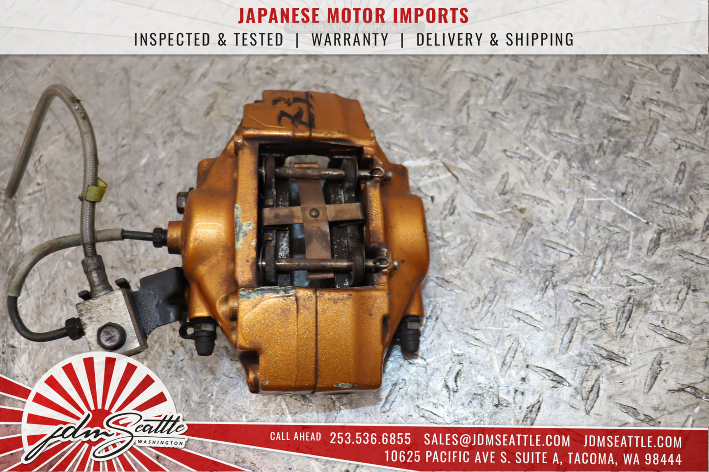 JDM 03-05 NISSAN 350Z Z33 GOLD BREMBO BRAKE CALIPERS FRONT AND REAR