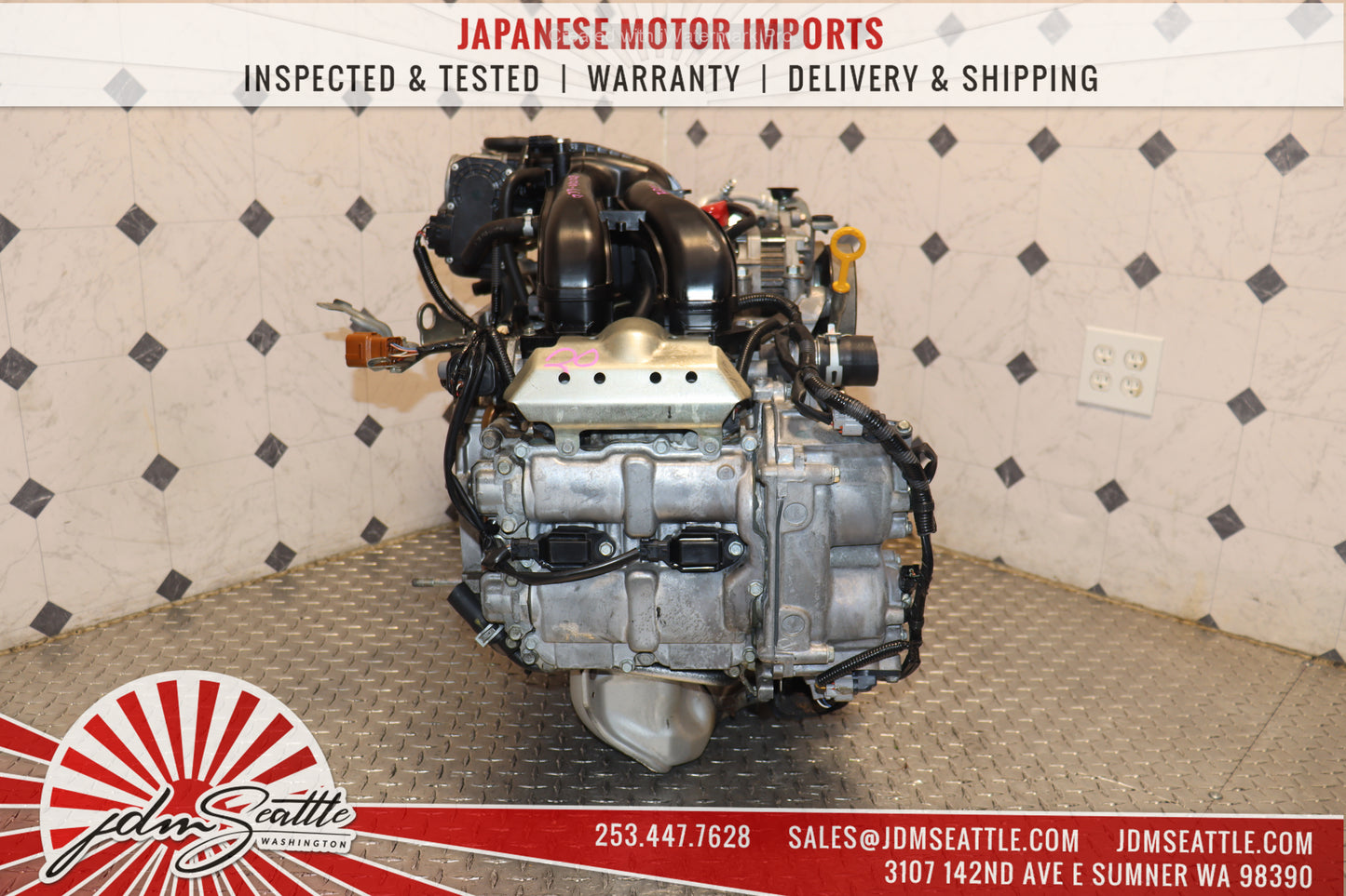 JDM FB20 2.0L DOHC AVCS ENGINE 12-14 SUBARU XV CROSSTREK IMPREZA MOTOR