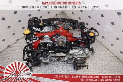 JDM 2015-2021 SUBARU WRX STI ENGINE EJ257 2.5L TURBO MOTOR EJ25 V10 AVCS