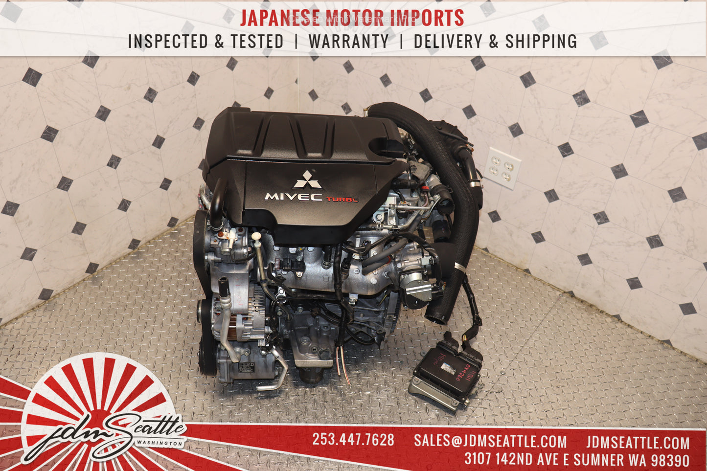 JDM 09-15 MITSUBISHI EVOLUTION X RALLIART 4B11 2.0L TURBO DOHC ENGINE