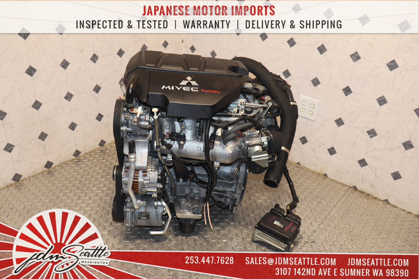 JDM 09-15 MITSUBISHI EVOLUTION X RALLIART 4B11 2.0L TURBO DOHC ENGINE