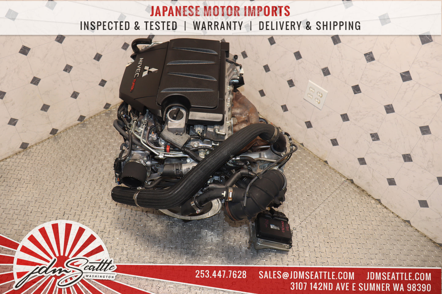 JDM 09-15 MITSUBISHI EVOLUTION X RALLIART 4B11 2.0L TURBO DOHC ENGINE