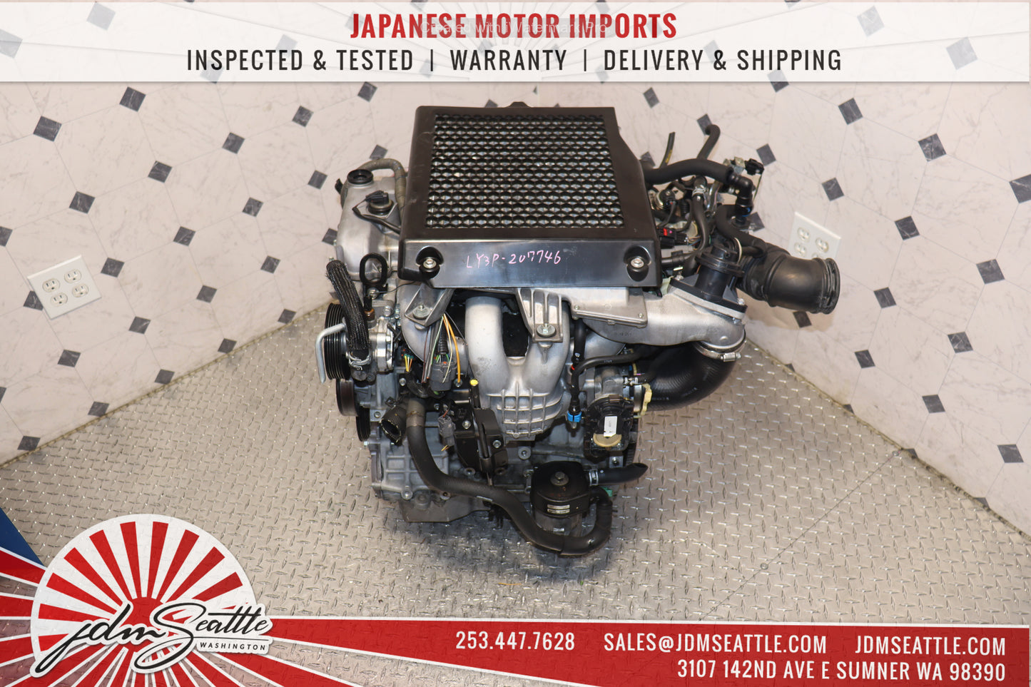 JDM MAZDA CX-7 ENGINE 06-12 L3-VDT TURBO 2.3L MAZDASPEED