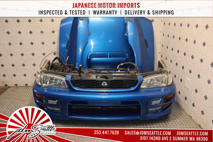 JDM 99-02 SUBARU IMPREZA WRX GC8 COMPLETE FRONT END CONVERSION AND REAR PARTS