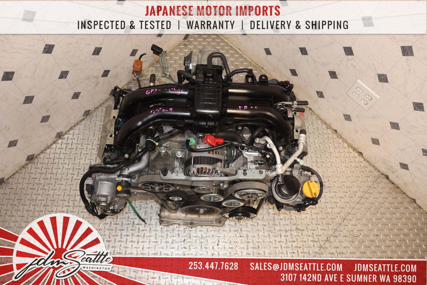 JDM FB20 AVCS ENGINE 12-15 SUBARU XV CROSSTREK 12-15 IMPREZA 2.0L DOHC MOTOR