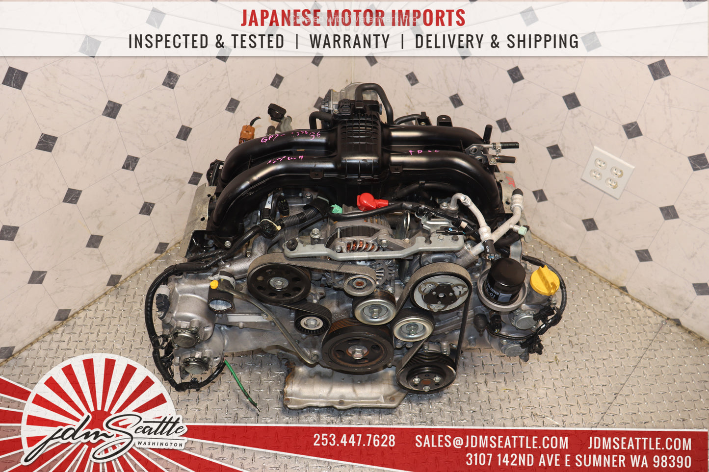 JDM FB20 AVCS ENGINE 12-15 SUBARU XV CROSSTREK 12-15 IMPREZA 2.0L DOHC MOTOR