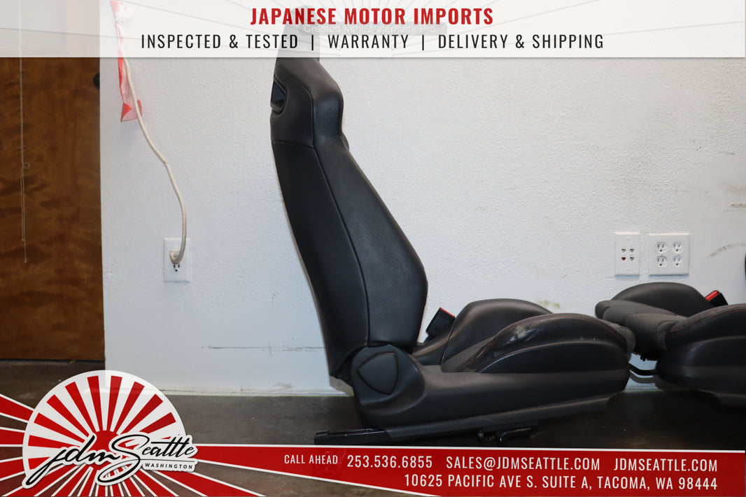 JDM  2003-2011 MAZDA RX8 TYPE-RS SE3P OEM RECARO SEATS FRONT W/RAILS AND REAR