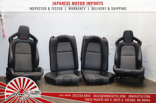 JDM  2003-2011 MAZDA RX8 TYPE-RS SE3P OEM RECARO SEATS FRONT W/RAILS AND REAR