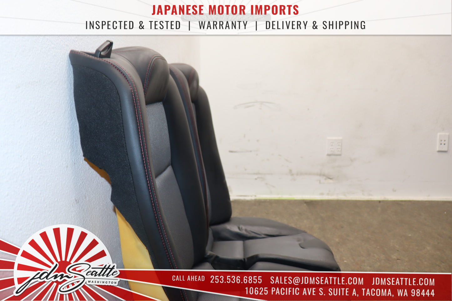 JDM  2003-2011 MAZDA RX8 TYPE-RS SE3P OEM RECARO SEATS FRONT W/RAILS AND REAR