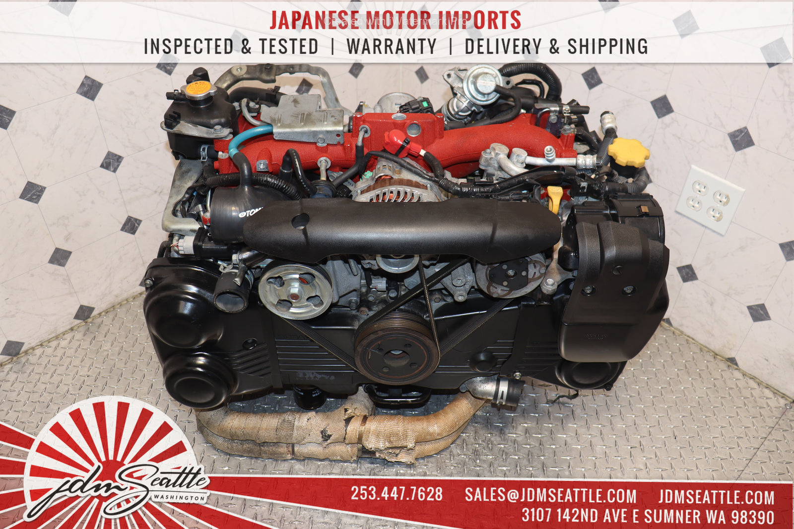 2015 2016 2017 2018 2019 2020 2021 Subaru WRX STI 2.5L DOHC Turbo AVCS Engine JDM EJ257 V10