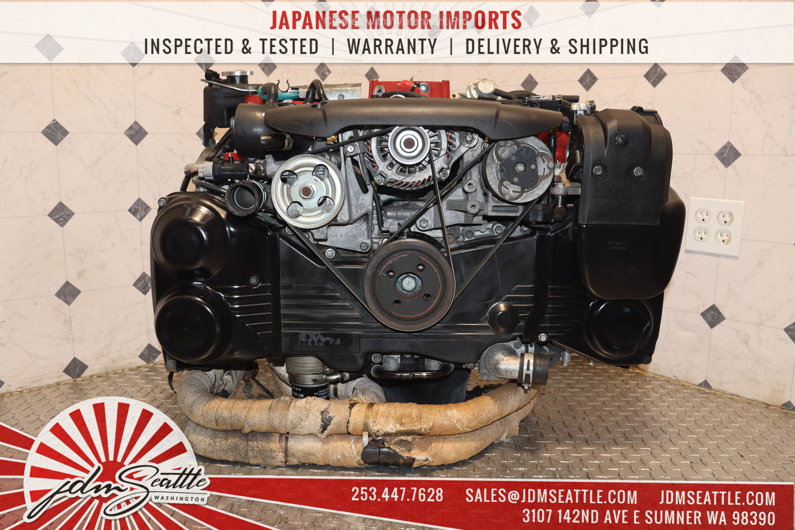2015 2016 2017 2018 2019 2020 2021 Subaru WRX STI 2.5L DOHC Turbo AVCS Engine JDM EJ257 V10