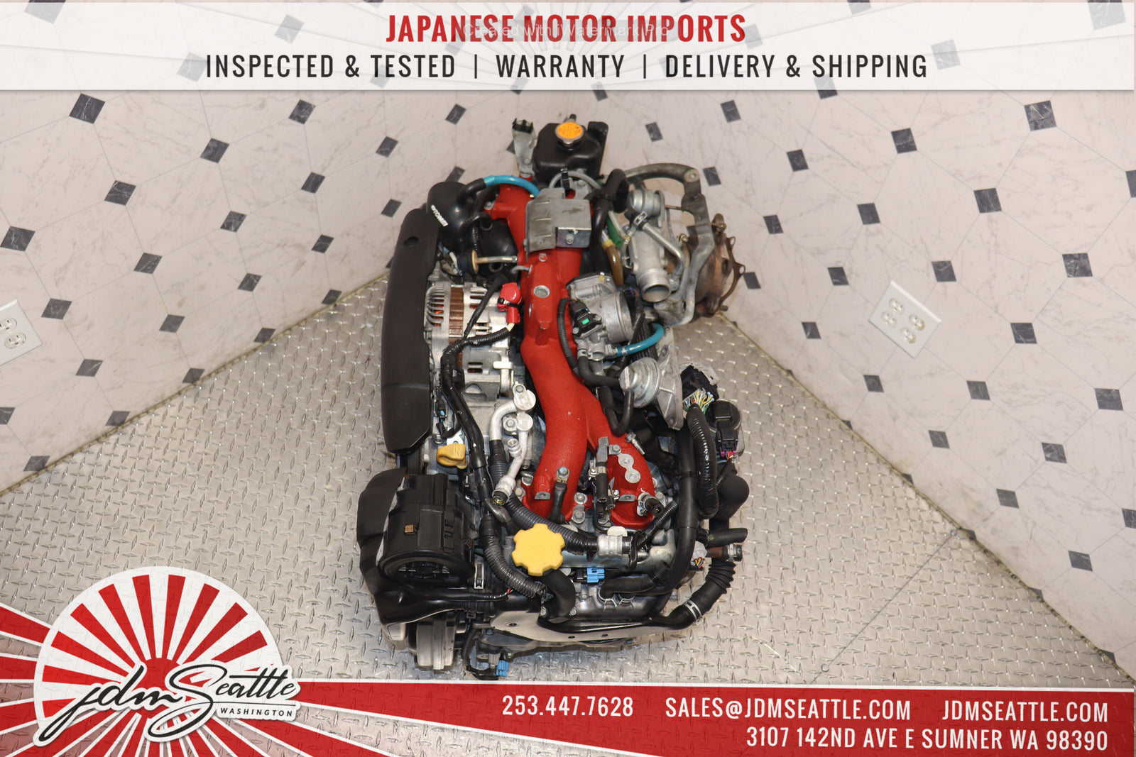 2015 2016 2017 2018 2019 2020 2021 Subaru WRX STI 2.5L DOHC Turbo AVCS Engine JDM EJ257 V10