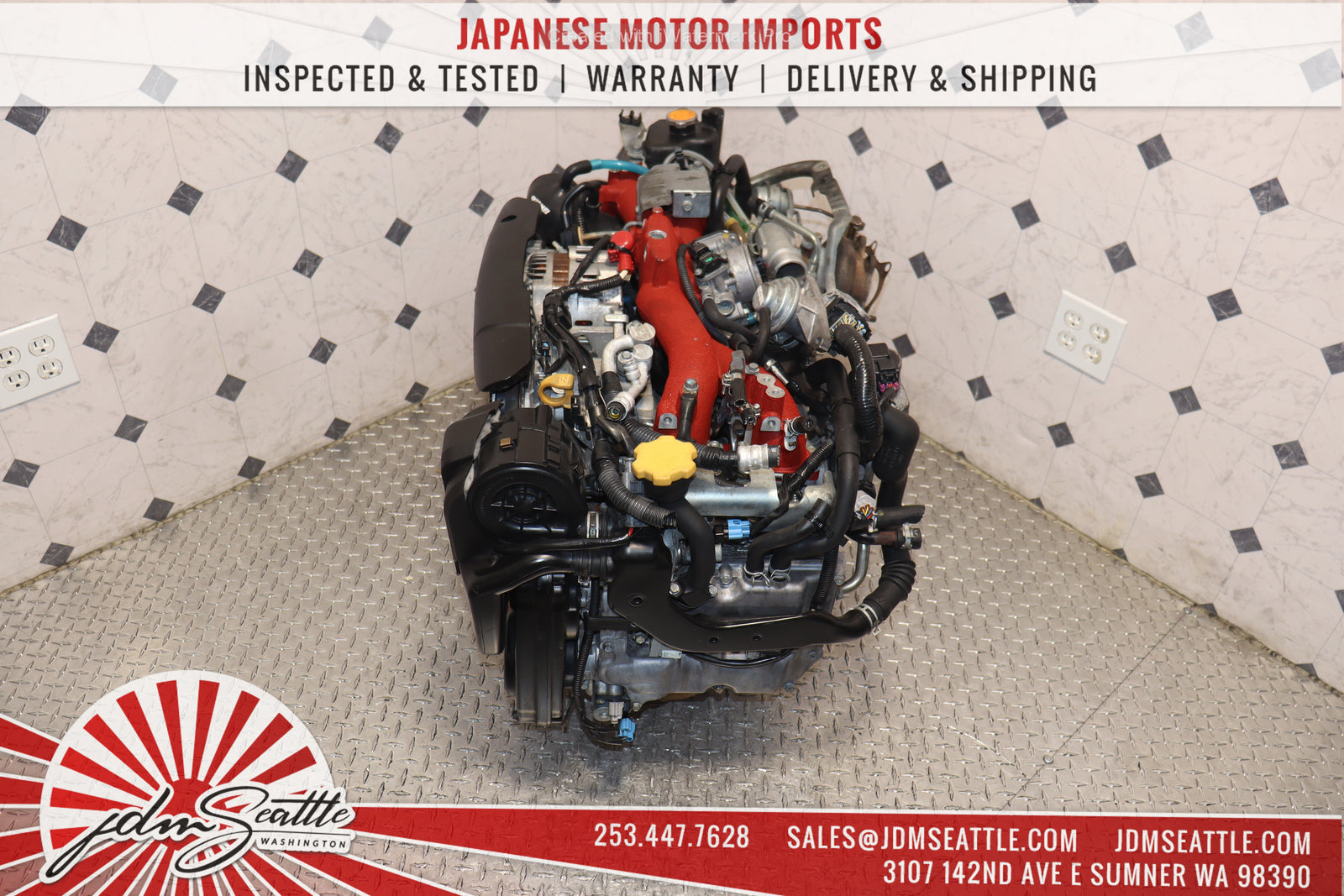 2015 2016 2017 2018 2019 2020 2021 Subaru WRX STI 2.5L DOHC Turbo AVCS Engine JDM EJ257 V10