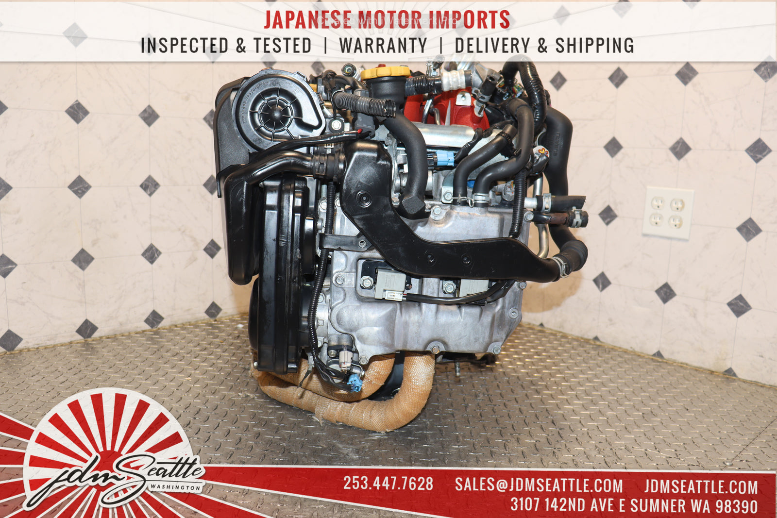 2015 2016 2017 2018 2019 2020 2021 Subaru WRX STI 2.5L DOHC Turbo AVCS Engine JDM EJ257 V10