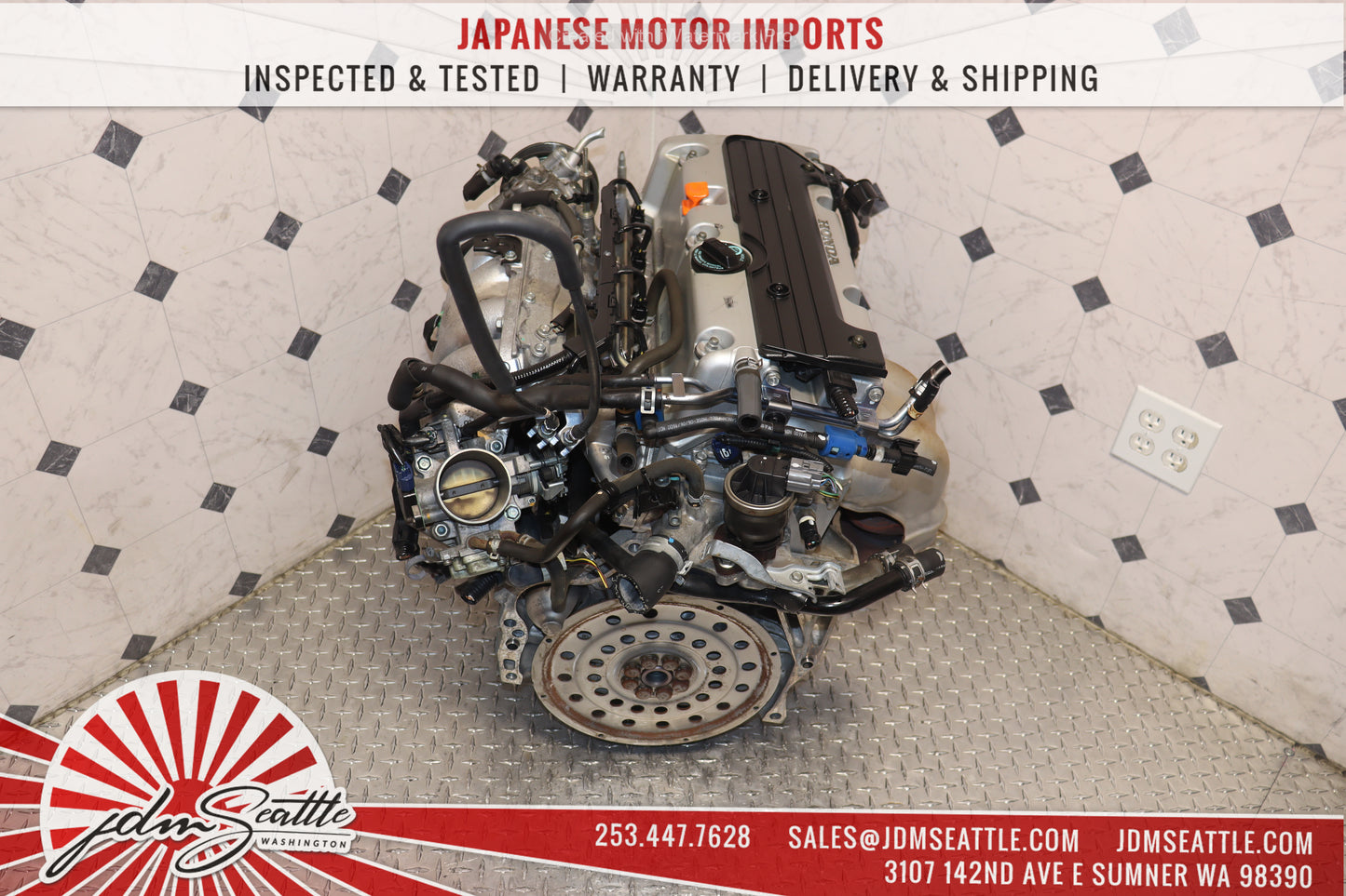 JDM K24A ENGINE 03-07 HONDA ACCORD ELEMENT VTEC 2.4L K24 MOTOR