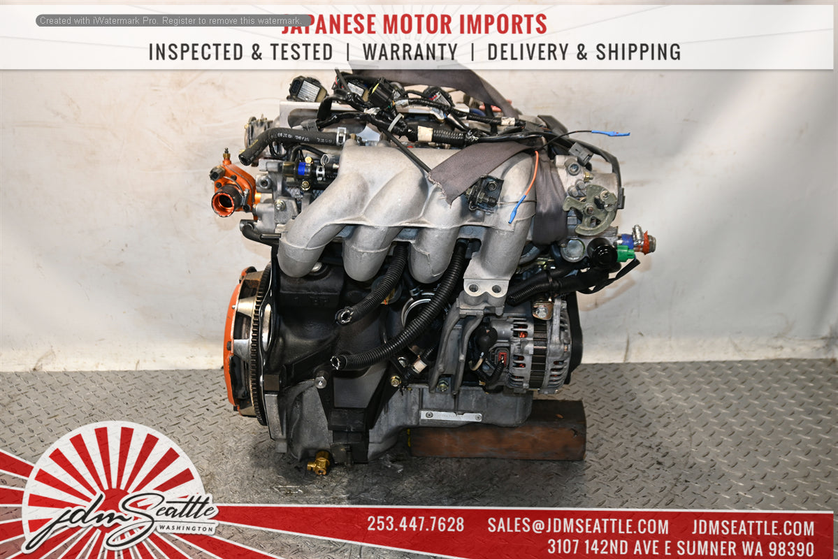 JDM 94-99 MIATA MX-5 1.6L B6 ENGINE WITH AFTERMARKET TURBO,PARTS W/5 SPEED RWD TRANSMISSION