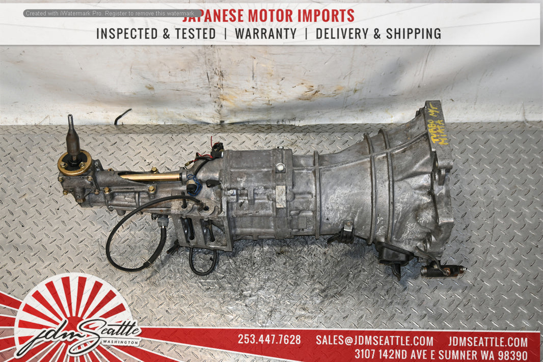 JDM 94-99 MIATA MX-5 1.6L B6 ENGINE WITH AFTERMARKET TURBO,PARTS W/5 SPEED RWD TRANSMISSION