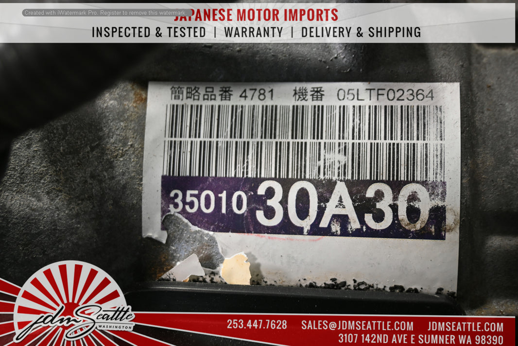 JDM 3GR 3.5L RWD AUTOMATIC TRANSMISSION 05-06 LEXUS GS350 IS350