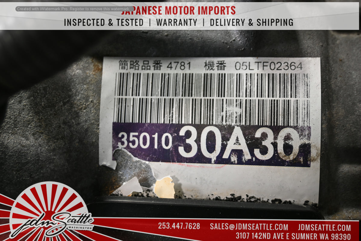 JDM 3GR 3.5L RWD AUTOMATIC TRANSMISSION 05-06 LEXUS GS350 IS350