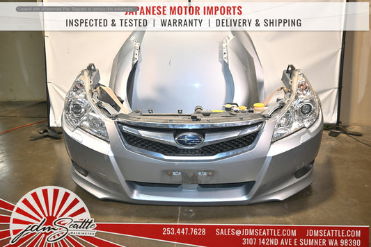 JDM 2010-2012 SUBARU LEGACY FRONT END CONVERSION NOSE CUT HOOD/FENDERS/HEAD LIGHTS