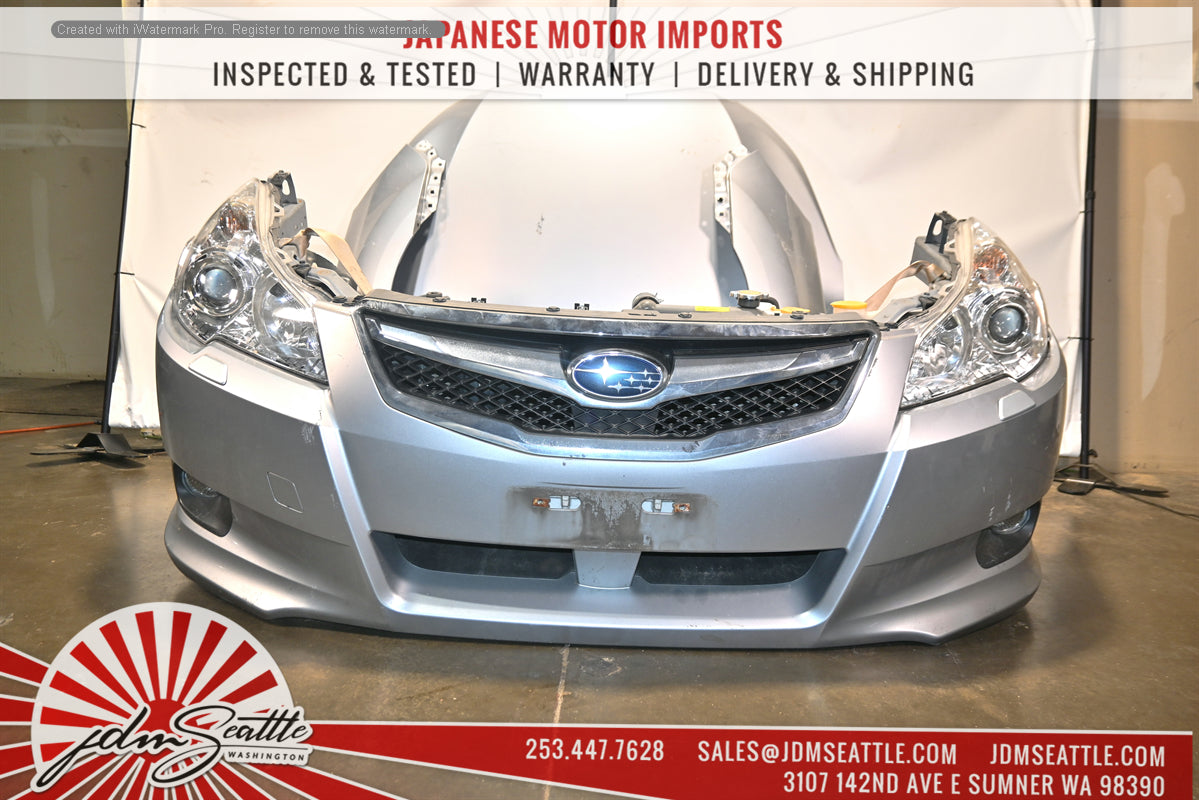 JDM 2010-2012 SUBARU LEGACY FRONT END CONVERSION NOSE CUT HOOD/FENDERS/HEAD LIGHTS
