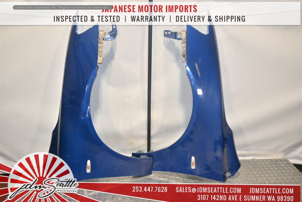 JDM MITSUBISHI LANCER EVO VERSION10 COMPLETE  FORNT END HEADLIGHTS CORE SUPPORT HOOD FENDRS