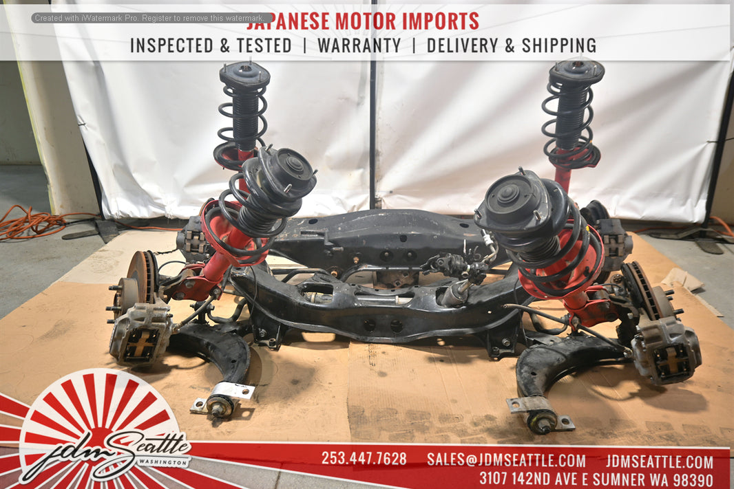 JDM SUBARU WRX EJ205 COMPLETE FRONT & REAR SUSPENSION SUBFRAMES WITH DIFFERNTIAL