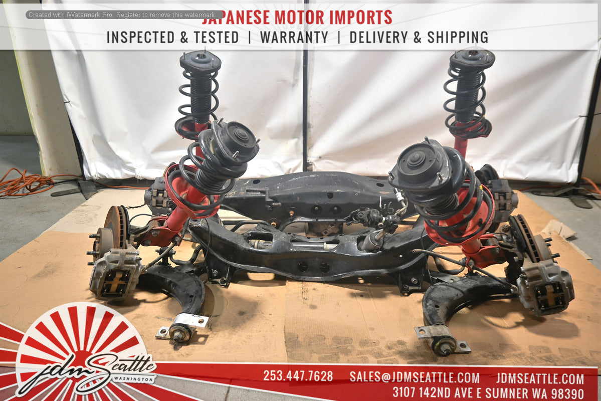 JDM Subaru WRX EJ205 Complete Front & Rear Suspension Subframes with Differential