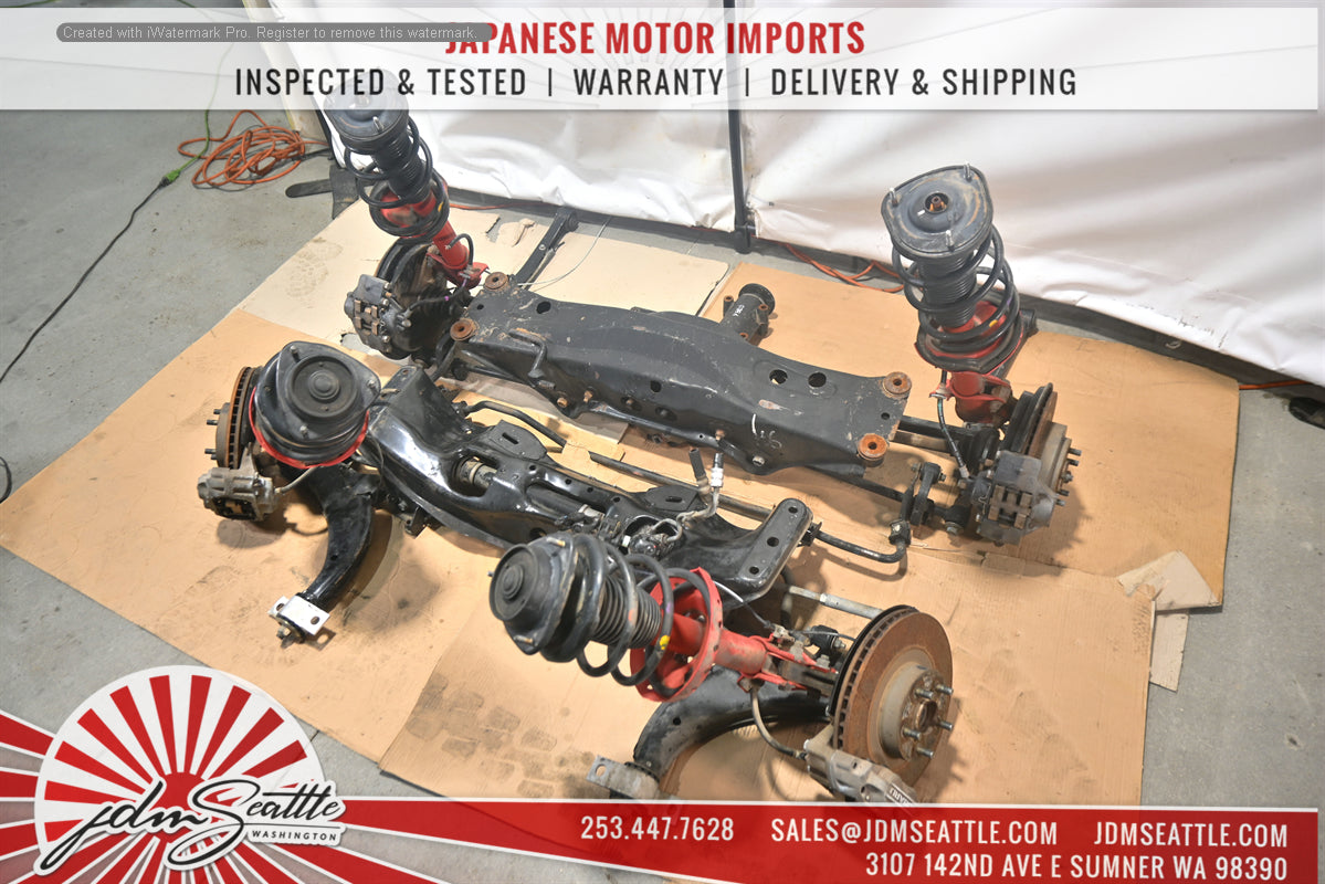 JDM Subaru WRX EJ205 Complete Front & Rear Suspension Subframes with Differential