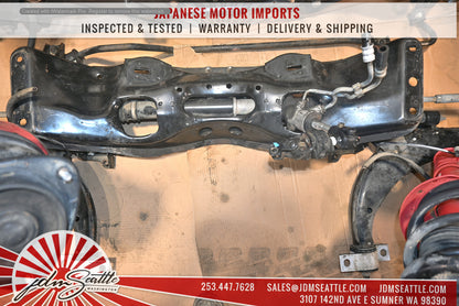 JDM SUBARU WRX EJ205 COMPLETE FRONT & REAR SUSPENSION SUBFRAMES WITH DIFFERNTIAL