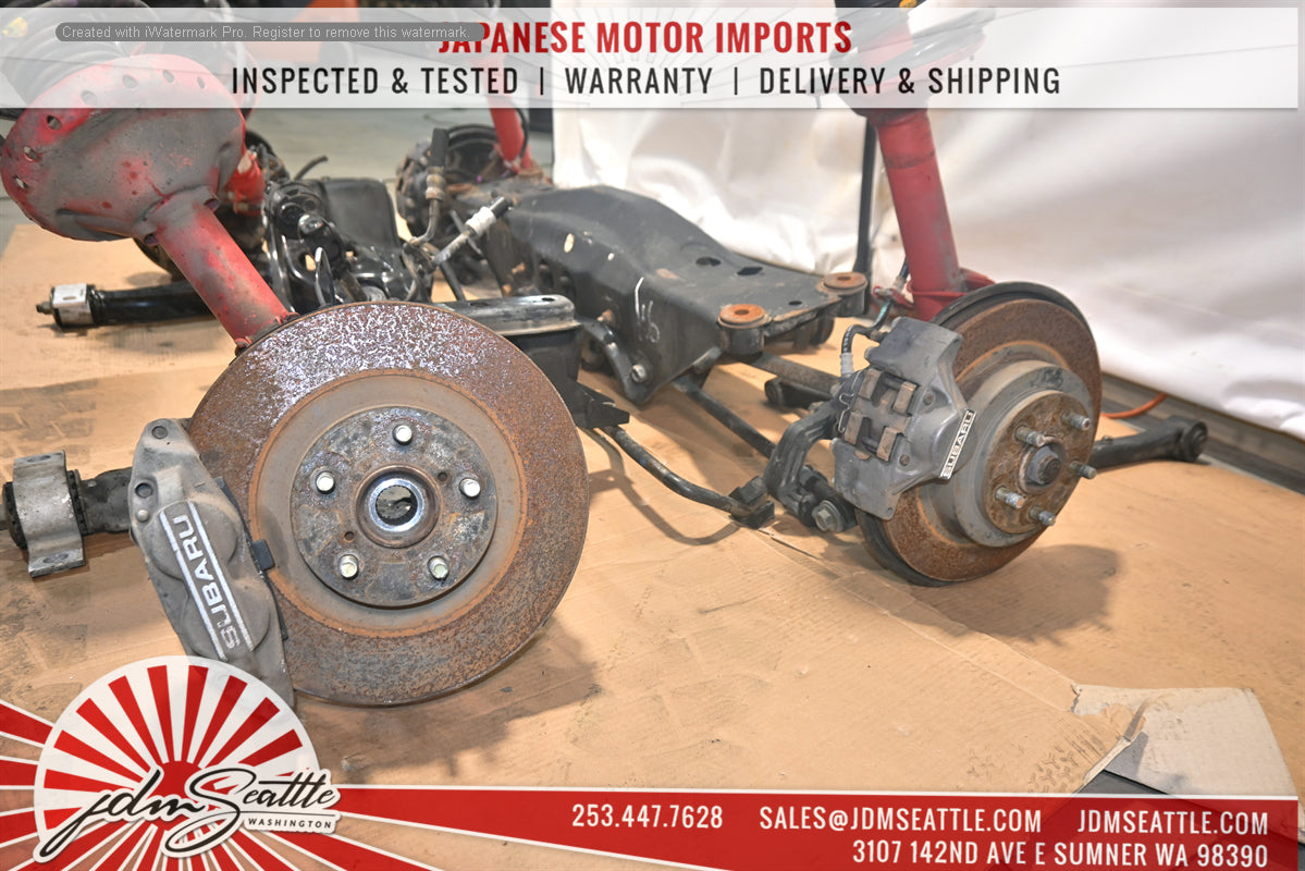 JDM Subaru WRX EJ205 Complete Front & Rear Suspension Subframes with Differential