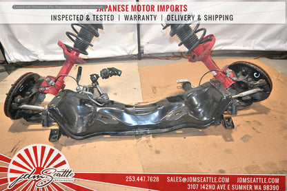 JDM SUBARU WRX EJ205 COMPLETE FRONT & REAR SUSPENSION SUBFRAMES WITH DIFFERNTIAL