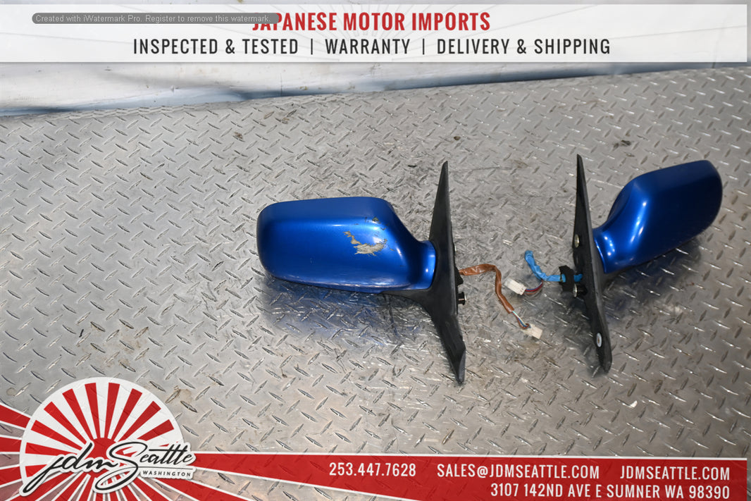 JDM Subaru Impreza WRX GDA GDB GGA V7 Power Folding Side Mirrors