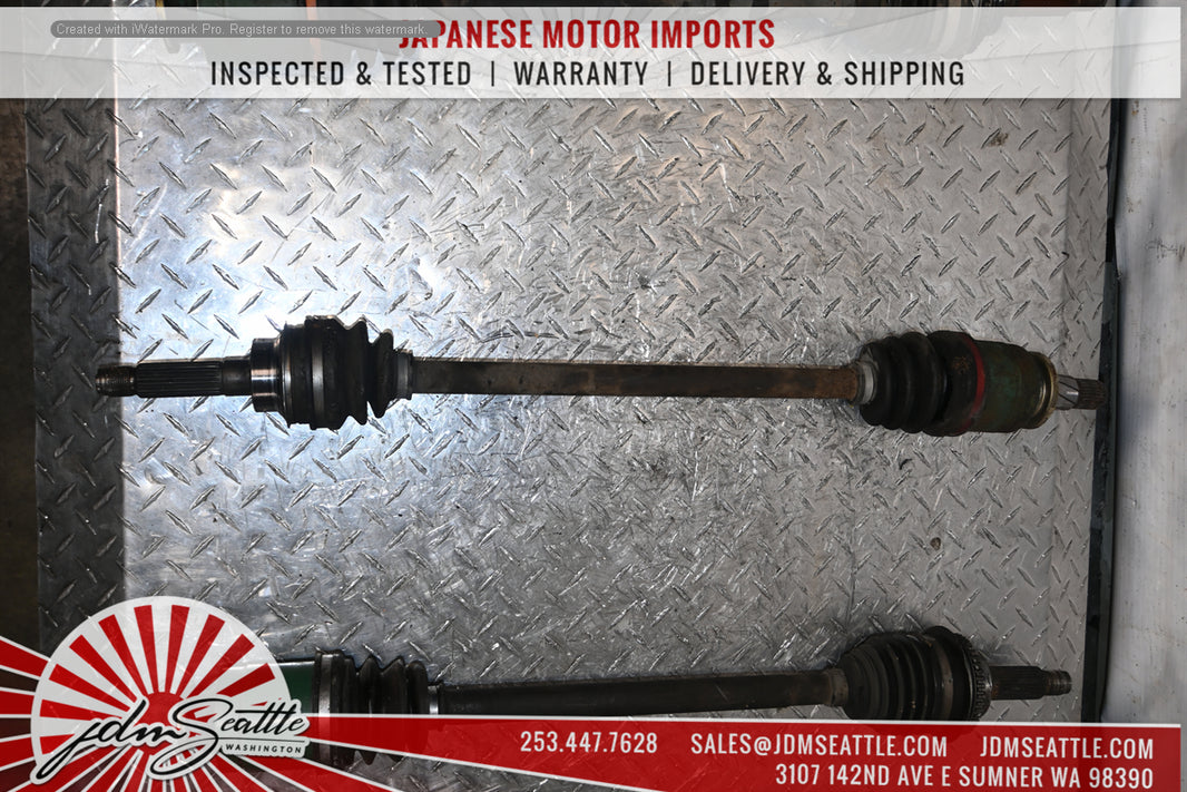 02-05 SUBARU WRX AXLES FRONT AND REAR GDA