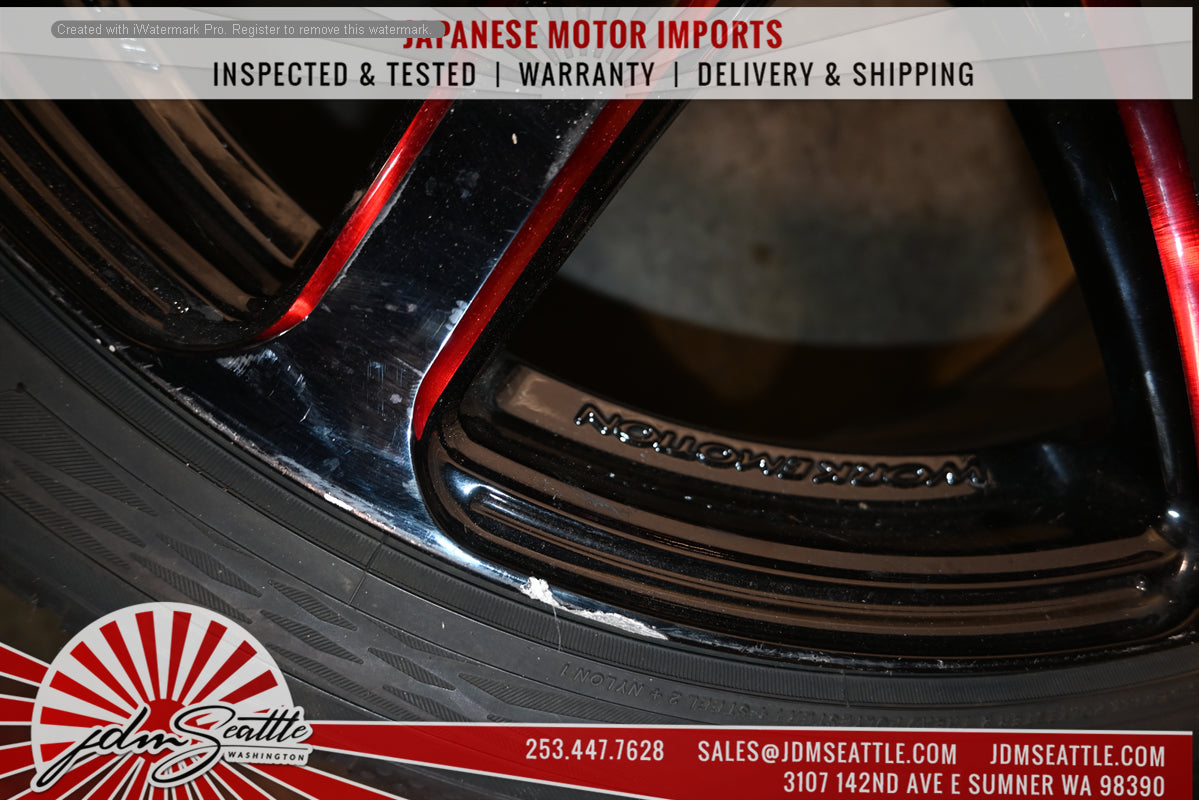 SET OF 4 WORK EMOTION EMT T7R WHEELS w/TIRES