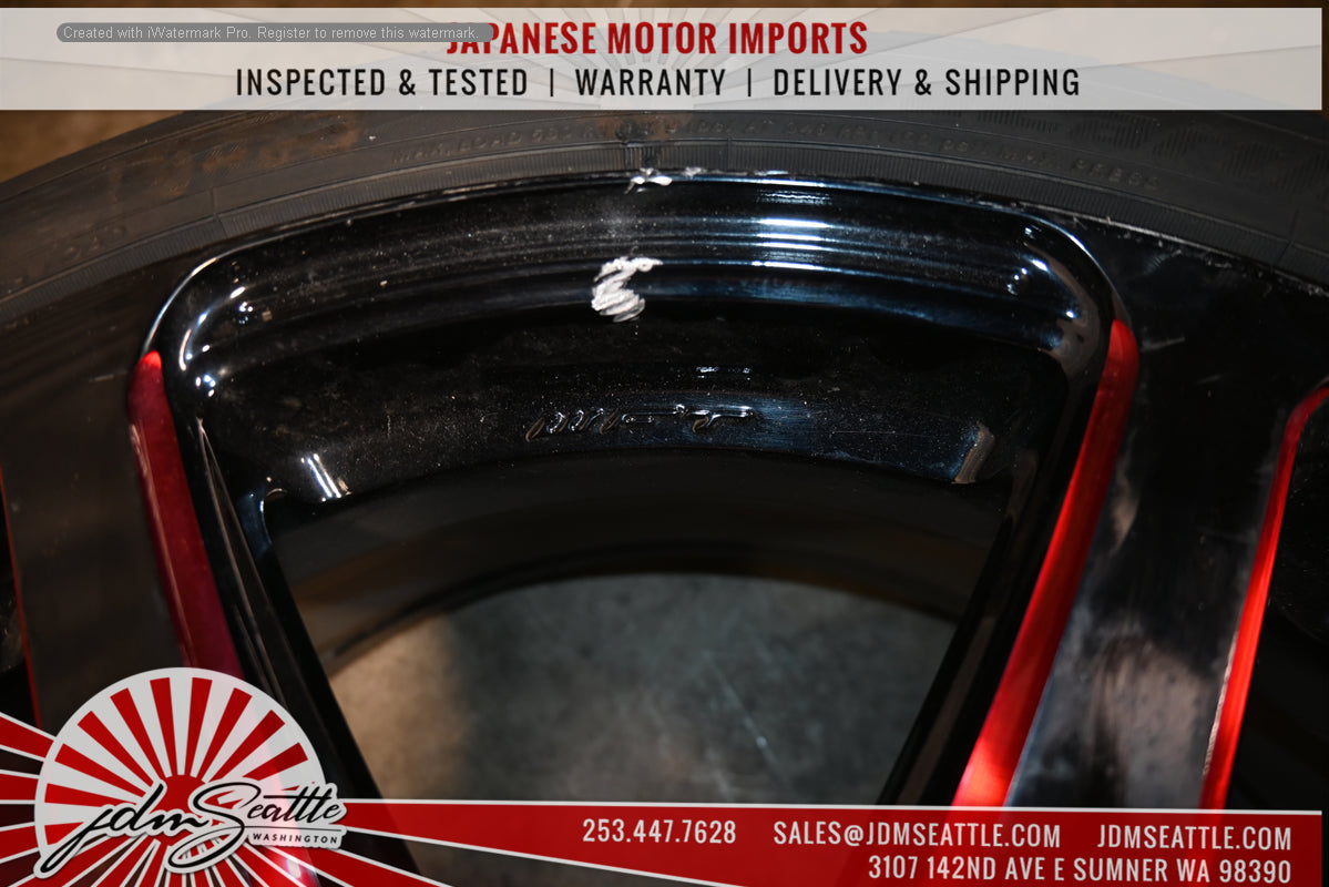 SET OF 4 WORK EMOTION EMT T7R WHEELS w/TIRES