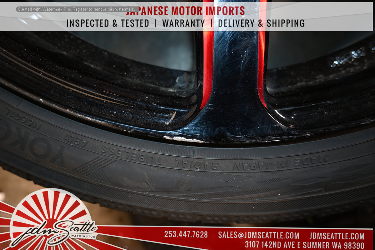 SET OF 4 WORK EMOTION EMT T7R WHEELS w/TIRES
