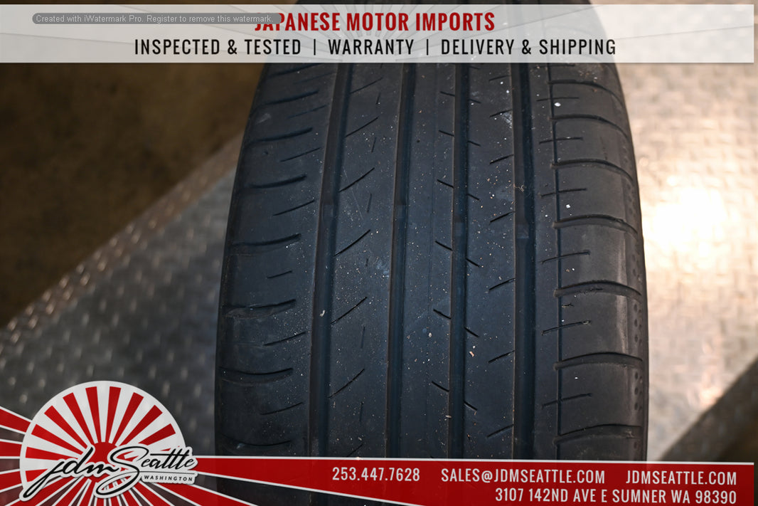 SET OF 4 WORK EMOTION EMT T7R WHEELS w/TIRES
