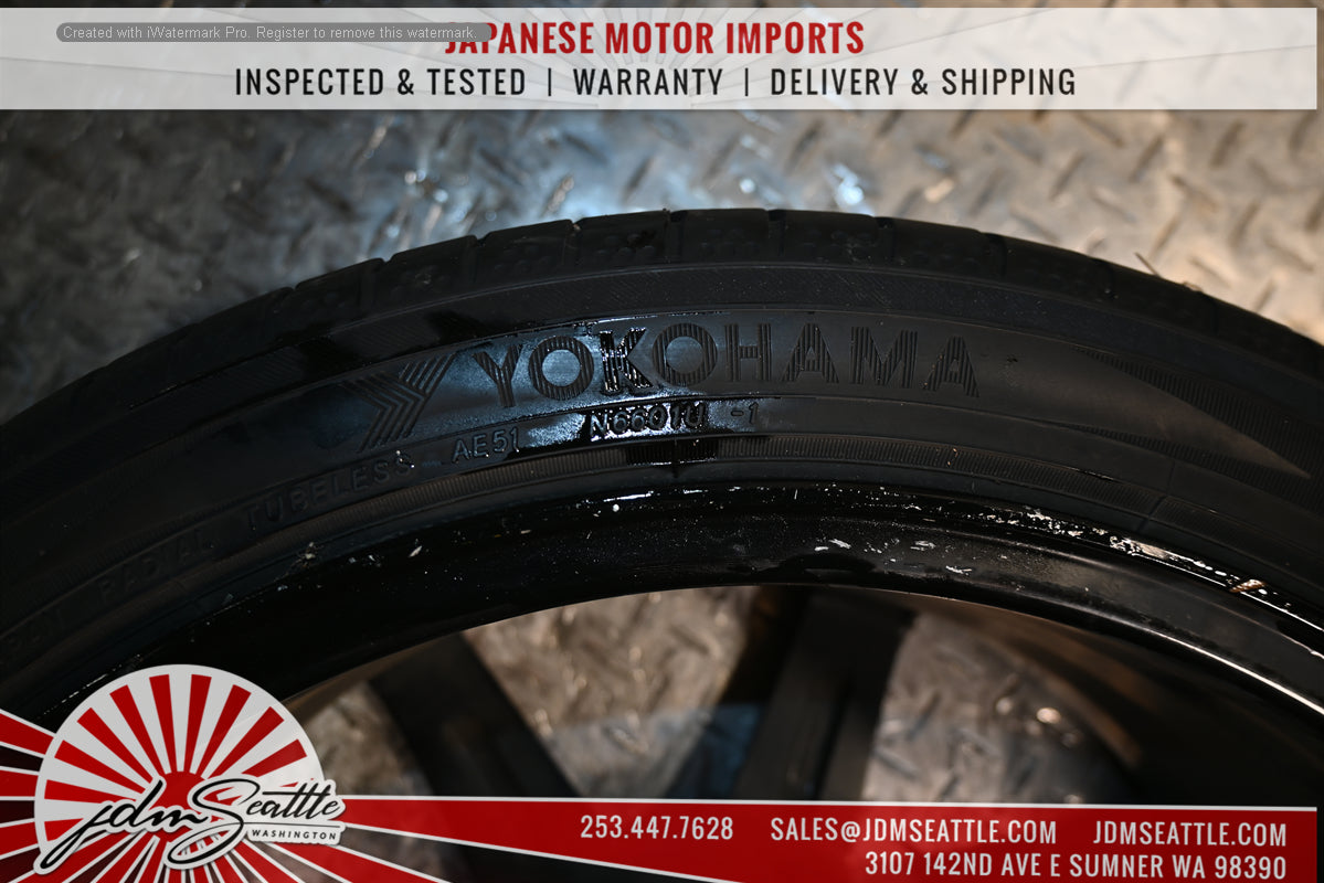 SET OF 4 WORK EMOTION EMT T7R WHEELS w/TIRES