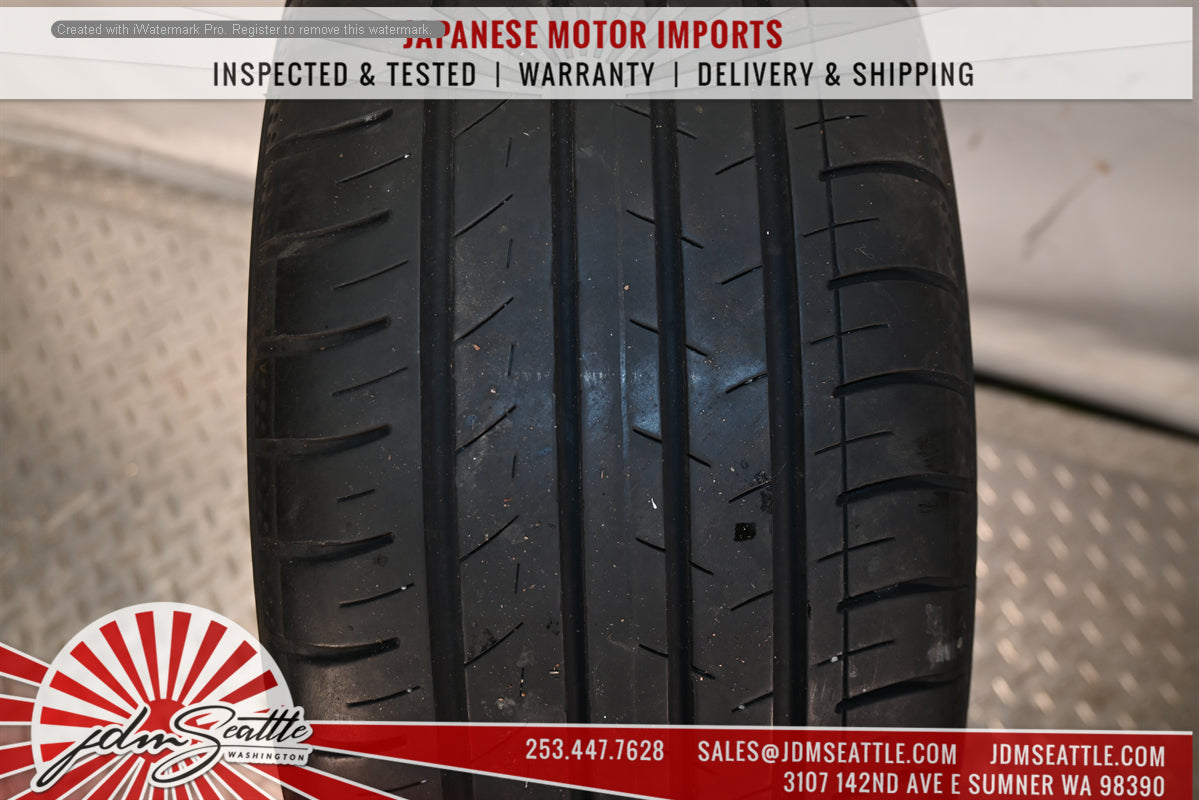 SET OF 4 WORK EMOTION EMT T7R WHEELS w/TIRES