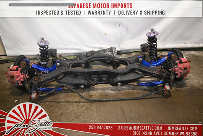 JDM 02-05 SUBARU FORESTER COMPLETE FRONT AND REAR SUBFRAME WITH COMPONETS AND DIFFERENCIAL