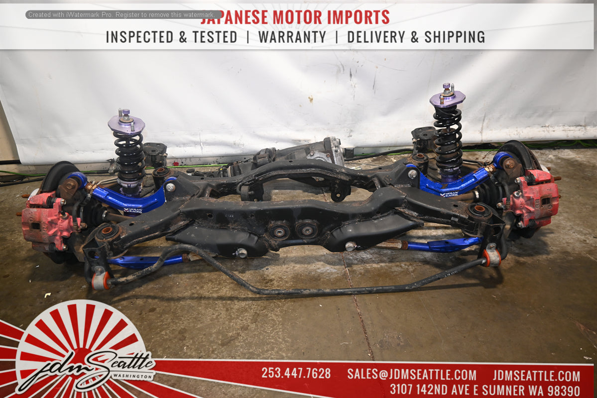 JDM 02-05 Subaru Forester Complete Front and Rear Subframe with Components and Differential