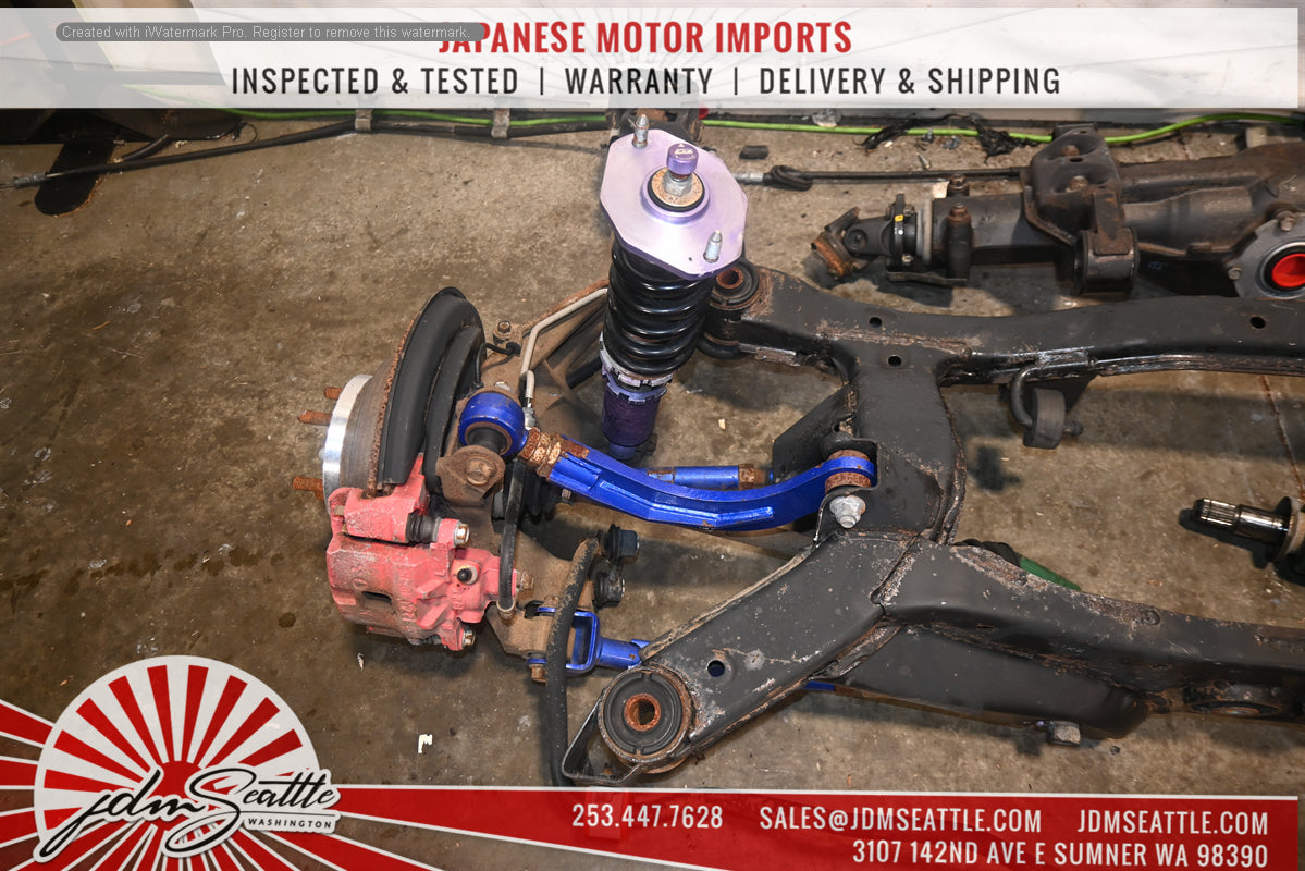JDM 02-05 Subaru Forester Complete Front and Rear Subframe with Components and Differential