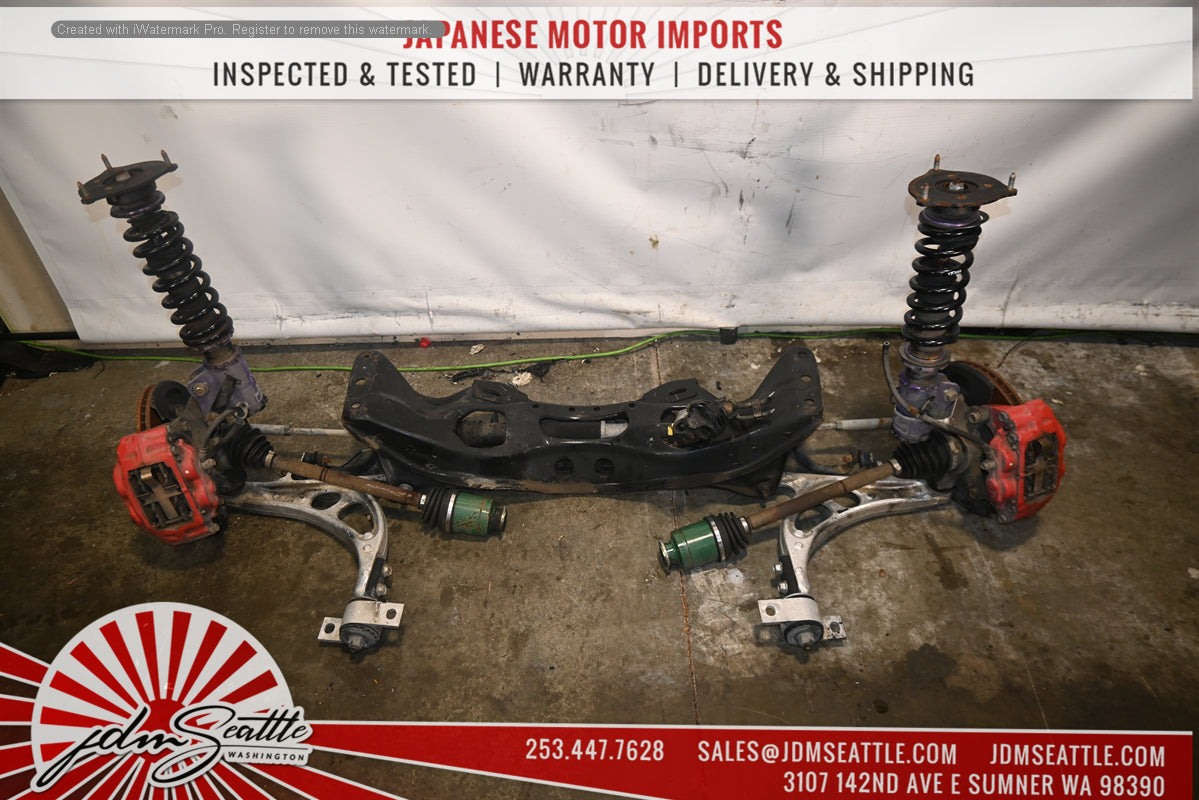 JDM 02-05 SUBARU FORESTER COMPLETE FRONT AND REAR SUBFRAME WITH COMPONETS AND DIFFERENCIAL